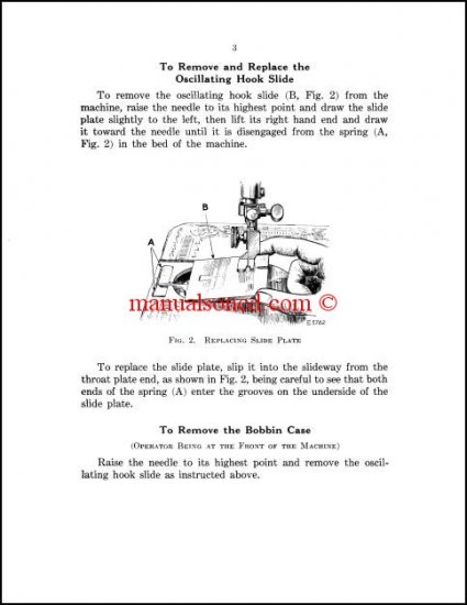Singer 66 - 99 - 185 Sewing Machine Service Manual