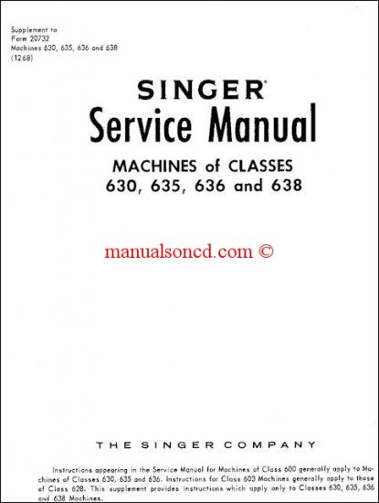 singer sewing machines manuals