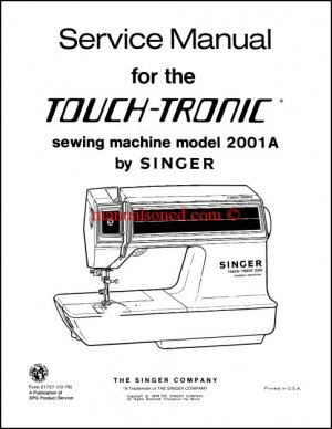 free sewing machine service manuals