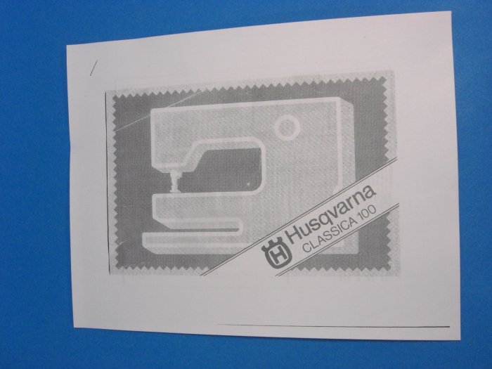 Husqvarna Classica 100 Sewing Machine Instruction Manual