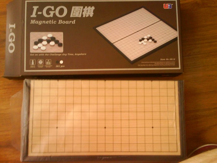 I-go magnetic game board, complete set