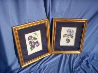 Floral - Navy Mat