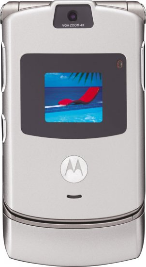 Motorola V3 Razr Silver