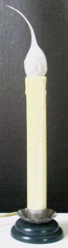 7"Drip Style Country Candle Lamp w/silicone flicker bulb