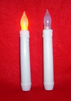Candle Battery Operated on Battery Operated Led Flickering Candle Candlestick