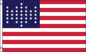 33 Star Flag - (1859-1861) 3' x 5' Flag