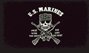 Marine Flag -Black Mess with the Best 3' x 5' Flag