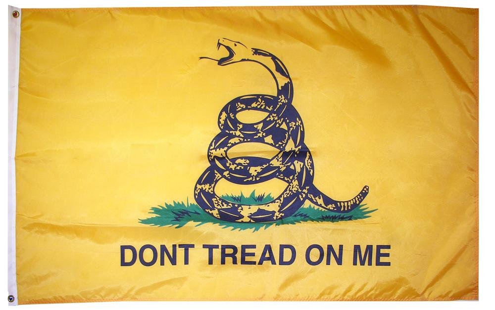 Don't Tread on Me - Gadsden - Tea Party Flag 3' x 5' Flag
