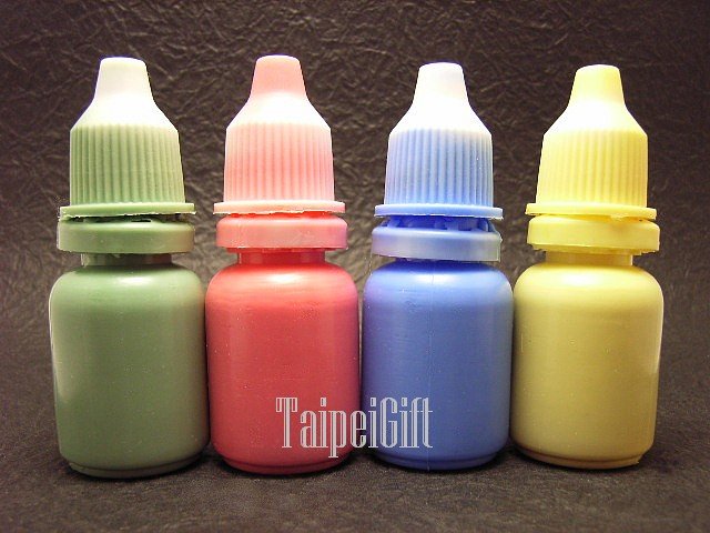 Oil Dye Liquid Kit to color Fairy Dust / NAME ON RICE / Message Charms Pendant DIY