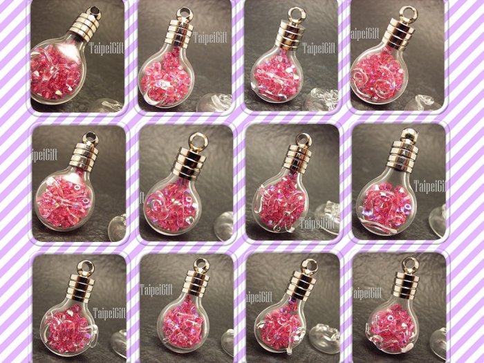 12 Combined Astrology Signs Bottle Vial Charm Pendant DIY NAME ON RICE bead Message Crystal Liquid