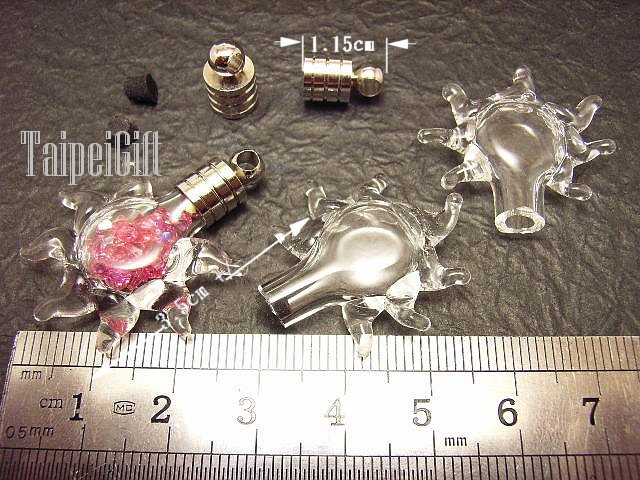 1 Sun Astronomy Bottle Vial Charm Pendant DIY Personalized NAME ON RICE bead Message Crystal