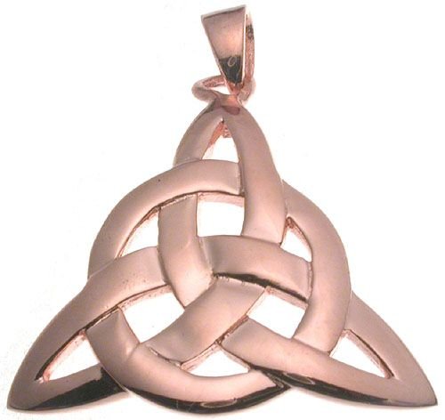 18K Rose Gold Plated Celtic Circle of Life Pendant