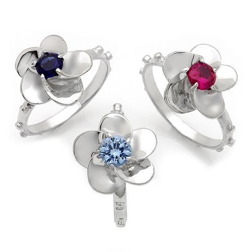 Flower Rosary Ring (any size)