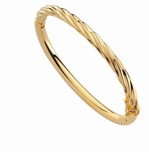 18K Gold Laminate Bangle
