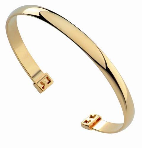18K Gold Laminate Bangle