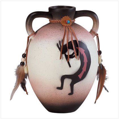 kokopelli vase 34233