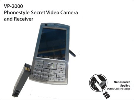 Phonestyle Secret Video Camera and Receiver - VP-2000