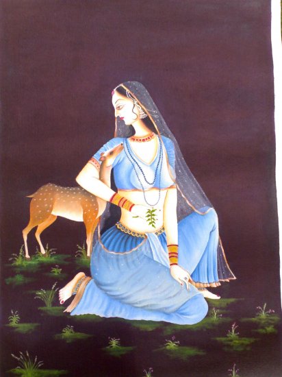 Ragini with Deer