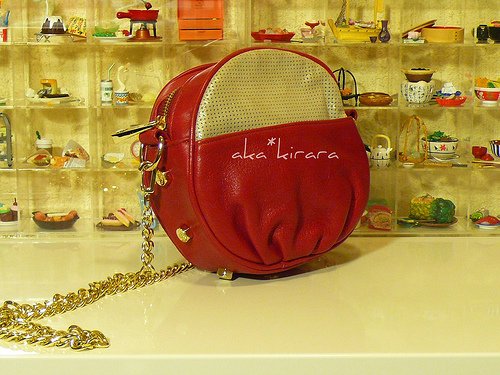 Rebecca Minkoff Deep Ruby Red/Silver Spot Rose *Price Reduced*
