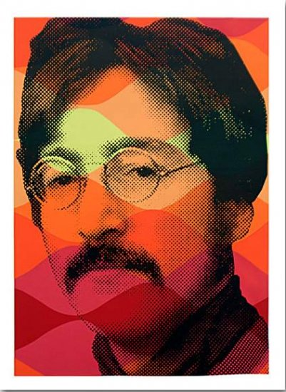 Mr Brainwash John Lennon Retro Peace Love Beatles Sargent Peppers Art - 49e9375995aa2_97145b