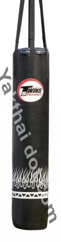TWINS Heavy Bags with Fire Flame Synthetic Unfilled - HBS 5ft