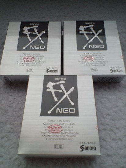 Japan Eye drops - Santen NEO FX SUPER MINTY *3 Boxes* FREE SHIPPING!
