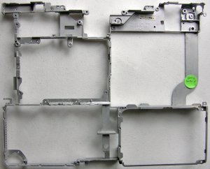 GENUINE APPLE iBOOK G3 900MHz 12" BODY METAL FRAME RIB