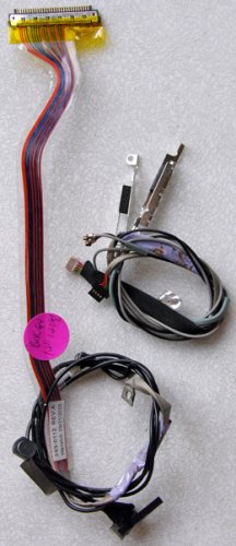 APPLE MAC iBOOK G4 14" LCD MIC AIRPORT ANTENNA CABLES