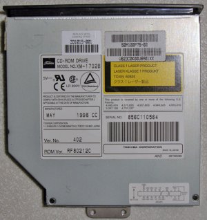 COMPAQ PRESARIO 1624 1625 1630 24X CD-ROM DRIVE 331015 XM-1702B