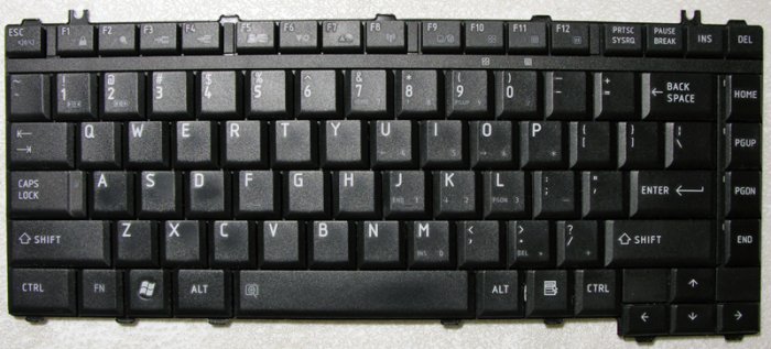 TOSHIBA SATELLITE L300 L305 L305D KEYBOARD V000120240