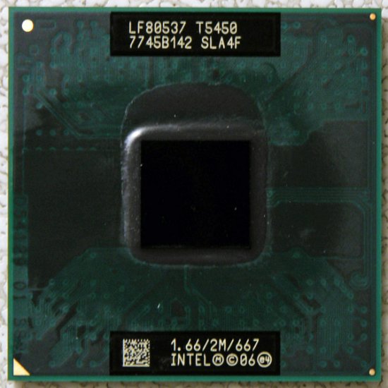 HP PAVILION DV6000 SERIES INTEL CORE 2 DUO 1.66GHz CPU T5450 SLA4F