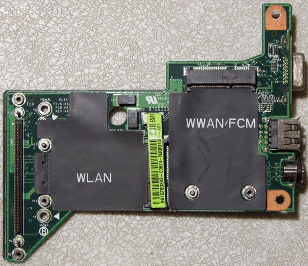 DELL INSPIRON 1420 1400 USB / S VIDEO / VGA OUT BOARD 8G20EA0500GDE