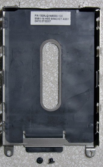 DELL INSPIRON 1420 HD HARD DRIVE CADDY w/ SCREWS JX272 / 0JX272 13GNJQ1AM030