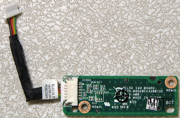 DELL INSPIRON 1420 1400 SIM CARD READER 08G20EA32001DE