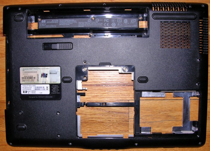 HP PAVILION DV6000 DV6500 DV6700 BOTTOM BASE COVER w/ COA 431426