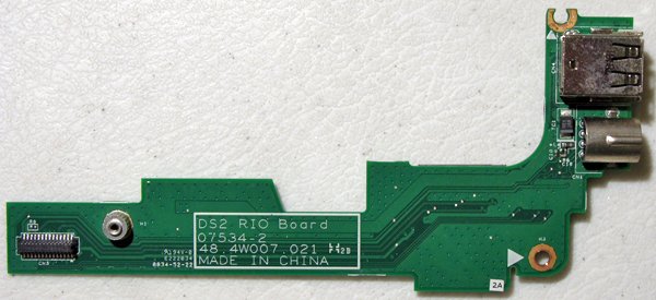 DELL INSPIRON 1525 1526 S VIDEO DUEL USB SIM CARD RIO BOARD 48.4W007.021