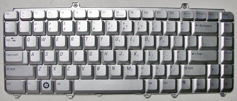 OEM DELL INSPIRON 1525 1420 1520 1521 KEYBOARD NK750 0NK750 MINT