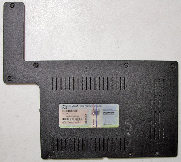 DELL INSPIRON 1525 1526 RAM MEMORY CPU FAN WIFI COVER GP262 w /COA