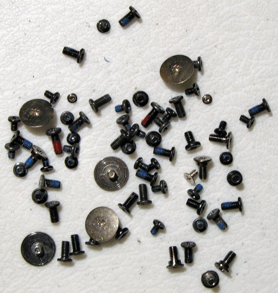 OEM DELL INSPRION 1525 1526 COMPLETE LAPTOP SCREW SCREWS SET