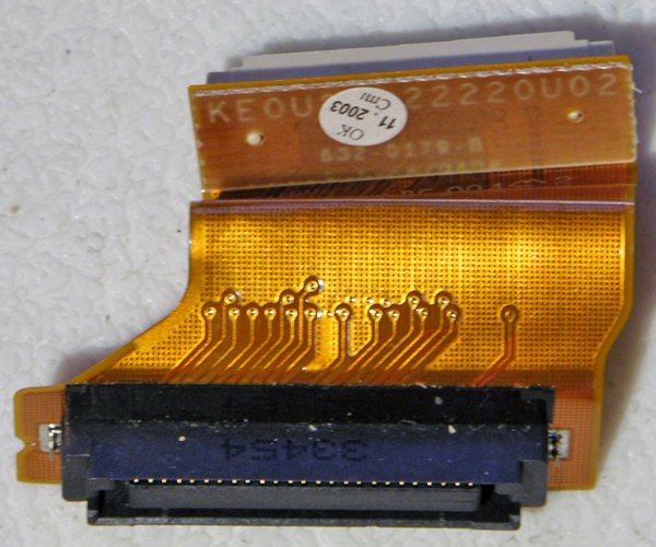 APPLE MAC POWERBOOK G4 12" 1GHz ~ 1.5GHz OPTICAL DRIVE FLEX CABLE