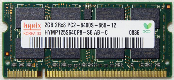 HYNIX HP PAVILION DV4 2GB RAM PC2-6400S 482169 HYMP125S64CP8