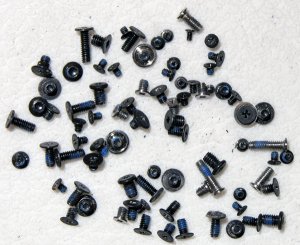 APPLE MACBOOK AIR A1237 A1304 COMPLETE SCREW SCREWS SET