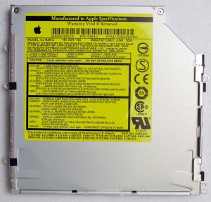 GENUINE APPLE MAC POWERBOOK G4 15" DVD±RW SUPER DRIVE SUPER 825CA 678-0484C UJ-825-C
