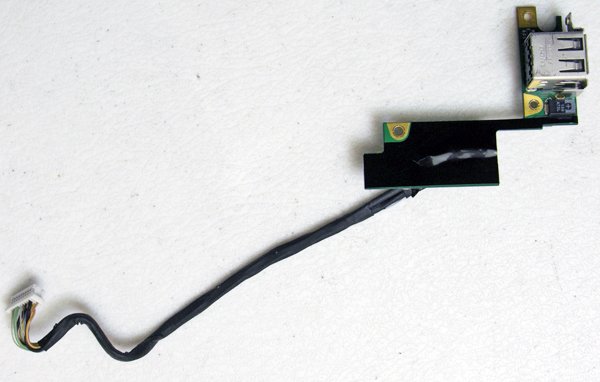 IBM THINKPAD LENOVO T60 T60P DUEL USB PORT BOARD w/ CABLE 39T5624