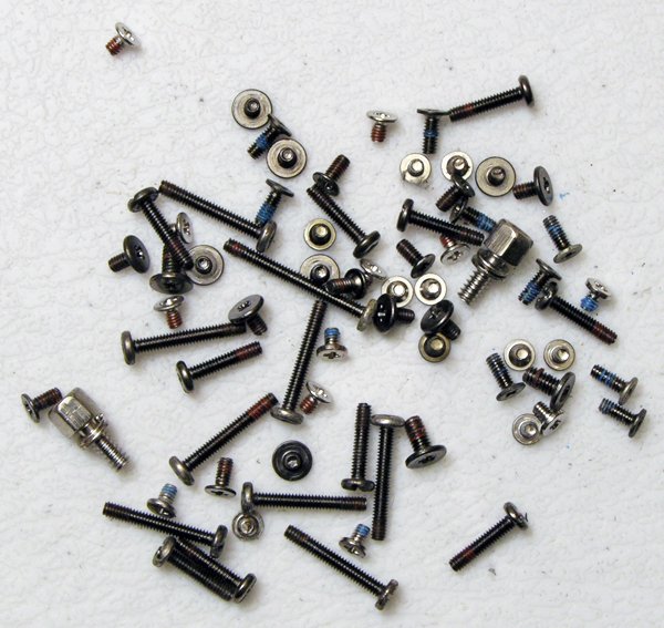 GENUINE IBM THINKPAD LENOVO T60 T60P COMPLETE SCREW SCREWS SET