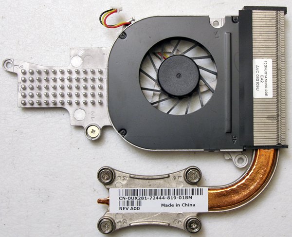 DELL INSPIRON 1420 VOSTRO 1400 CPU COOLING FAN & HEATSINK UX281 / 13GNJR1AM010
