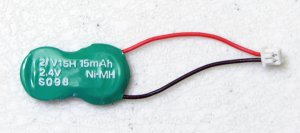 GENUINE OEM SONY VAIO VGN-NS SERIES NS110E BIOS CMOS BATTERY 2/V15H 15mAh 2.4v