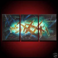Modern Abstract Art Oil Painting On CanvasAquaria like(22241181690)