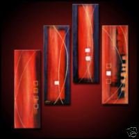 Subtley Red Abstract Oil Painting (22241047587)