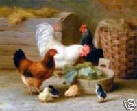 Farmyard Friends Oil Painting on Canvas (22232518973)